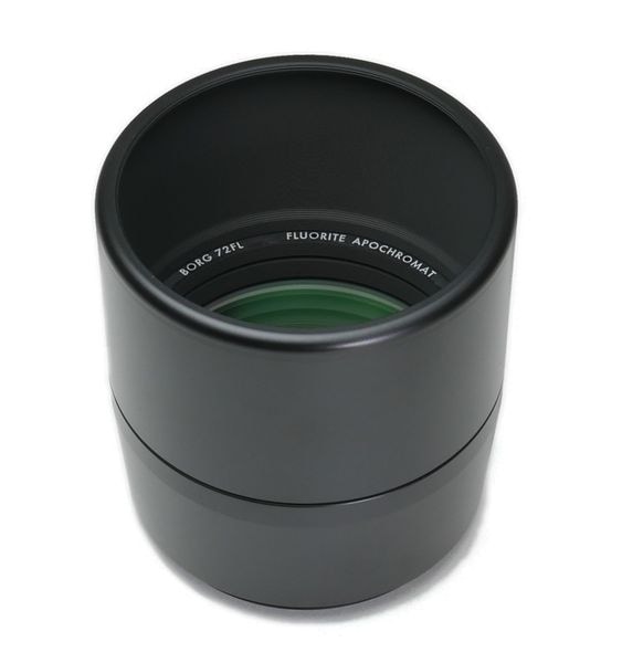 (取寄) 72FL対物レンズ 口径72mm 焦点距離400mm 口径比F5.6 2群2枚フローライトアポクロマート 黒 2672 BORG ボーグ 天体望遠鏡【送料無料】【キャンセル不可】 画像