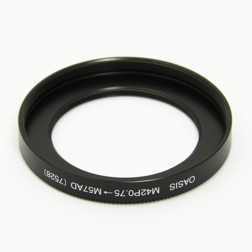 （取寄） M42P0.75→M57AD 全長8mm 光路長8mm 7528 BORG ボーグ 望遠レンズ 天体望遠鏡 【送料無料】【キャンセル不可】 画像