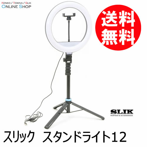 【即配】 SLIK スタンドライト12 SLIK スリック 【送料無料】撮影や配信に最適！ 画像