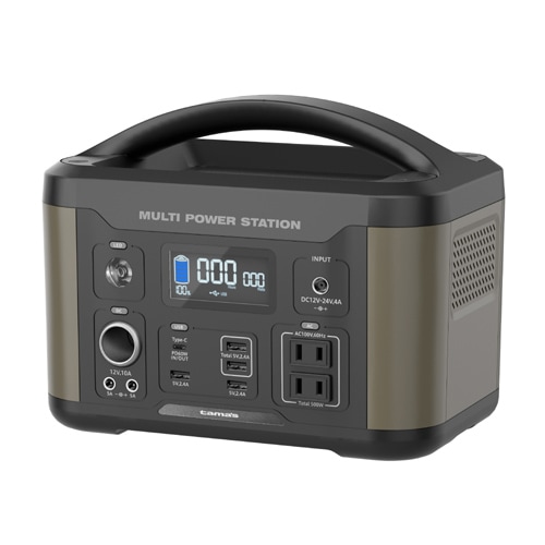 【即配】 ポータブル電源500W グリーン TL107G 多摩電子工業 tama 【送料無料】 画像