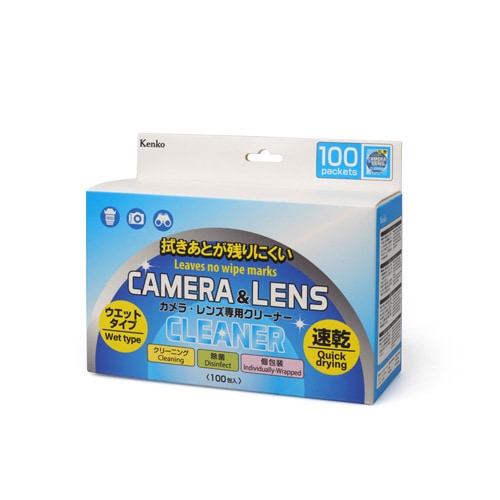【値下げ】【即配】カメラ・レンズ専用クリーナー ウエットタイプ　100包入 KENKO  ケンコー 【個包装タイプ】 画像