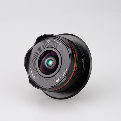 【即配】(KT) Brightin Star 10mm F5.6 Fish-eye ブラック マイクロフォーサーズマウント 交換レンズ Brightin Star ブライティンスター 【送料無料】 画像