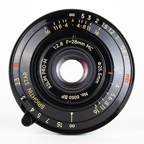 (激安太郎 )BRIGHTIN STAR 28mm f/2.8M マウント Brightin Star 28mm F2.8 Full Frame Lens+Leica M To L Adapter