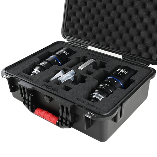 【取寄】 (SJ) Nanomorph 1.5X S35 Zoom 2Lens Bundle 28-55mm+50-100mmセット Blue Arri PLマウント LAOWA ラオワ【送料無料】【2レンズバンドル】Nanomorph 1.5X Anamorphic Zoomシリーズ【キャンセル不可】 画像
