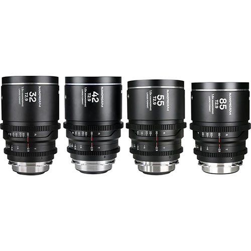 【取寄】 (SJ) Nanomorph Prime 4-lens Bundle (32mm/42mm/55mm/85mm)  Silver PL/EF LAOWA ラオワ 【送料無料】Nanomorph LFシリーズ【キャンセル不可】 画像