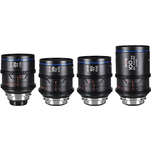 【取寄】(SJ) Sword 4 Lens Bundle (25, 35, 60, 100mm) Arri PLマウント LAOWA ラオワ 【送料無料】【4レンズバンドル】【キャンセル不可】 画像