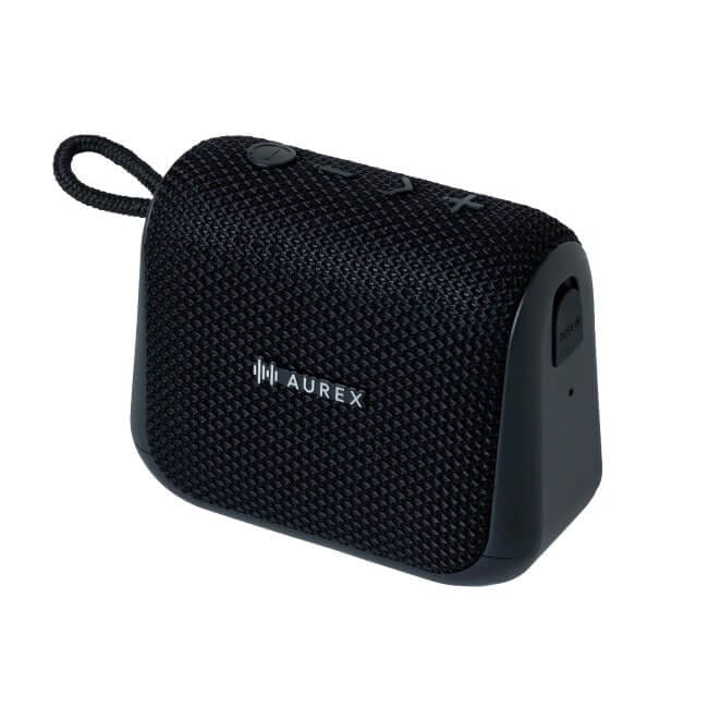 【★数量限定アウトレット】【即配】(KT) 東芝 TOSHIBA AUREX Bluetooth対応ワイヤレススピーカー AX-WSP100(K) ブラック 防塵・防水 IP67対応 TWS機能【送料無料】 画像