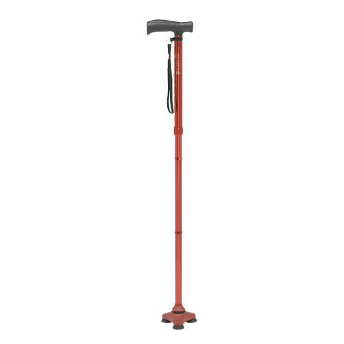 【会員限定セール】【即配】 HCANE-RD-C2 レッド 自立式杖 HURRYCANE(ハリケーン)  ドライブデヴィルビス　【送料無料】【数量限定】 画像