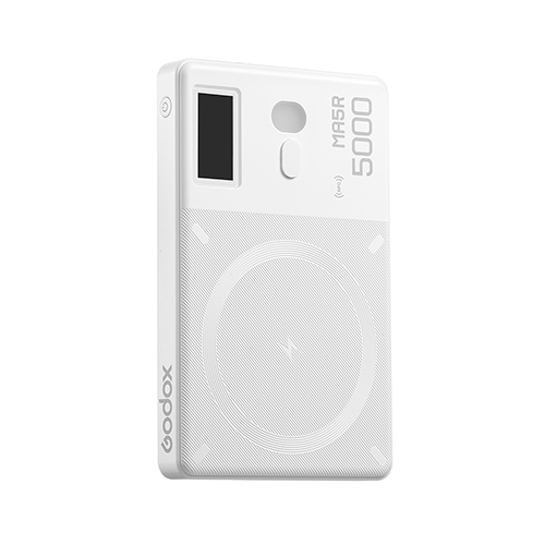 【取寄】(KP) MA5R W ホワイト 多機能LEDポケットライト 磁気ワイヤレス対応モバイルバッテリー機能搭載 Godox (ゴドックス) 【送料無料】 画像