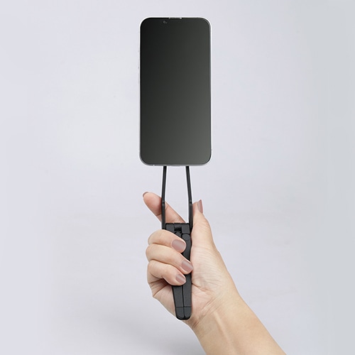 即配】EXAPRO マグネティックモバイルスタンド ブラック XP-MS01BK