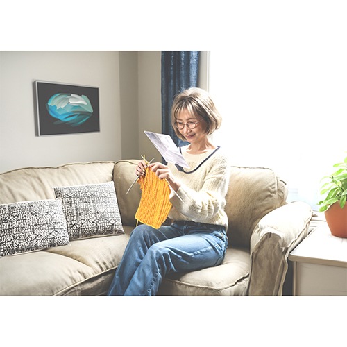 即配】 首に掛けて両手が使える拡大鏡 KTL-106 ケンコー KENKO