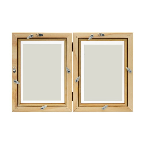 即配】レクエル Duo （デュオ） 2L版サイズ 2面縦 キャメル ケンコー