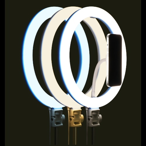 10%OFFクーポン対象】【即配】(KT) スタンド付きリングライトType C