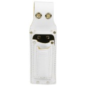 藤原産業 SK11 革製ノミ差し＋カッター2段 SHWL-2ホワイト|腰袋サック|収納用品