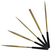 藤原産業 E-Value 精密チタンダイヤモンドヤスリ 5本組 5ホンクミ ケース|ヤスリ|大工道具