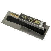 藤原産業 金長 シゴキ鏝本焼0.3黒塗角柄 180MM|左官鏝|大工道具