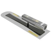 藤原産業 金長 先丸鏝本焼0.3黒塗角柄 360MM|左官鏝|大工道具