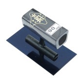 藤原産業 金長 角鏝 油焼 0.5黒塗角柄 90MM  リベットレス|左官鏝|大工道具