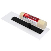 藤原産業 赤長 プラスチック鏝 珪藻土・漆喰用 角鏝240mm|左官鏝|大工道具