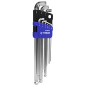 藤原産業 E-Value ショートヘッドボールポイント六角棒レンチセット ELSW09SL|手動工具・用品|ＤＩＹ・工具