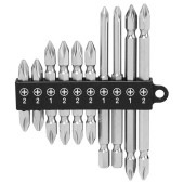 藤原産業 E-Value スクリュービットセット BS-10N 10PCS|電動工具・アクセサリー|ＤＩＹ・工具