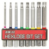 藤原産業 SK11 トルクスネジ用ビットセット BS-22N 8ホンクミ|電動工具・アクセサリー|ＤＩＹ・工具