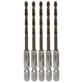 藤原産業 SK11 六角軸コバルトステンレスドリル 適長(ノーマル) 3.5mm 5pcs|電動工具・アクセサリー|ＤＩＹ・工具
