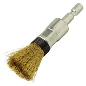 藤原産業 SK11 六角軸真鍮ワイヤーブラシ 15MM|電動工具・アクセサリー|ＤＩＹ・工具