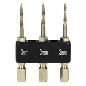 藤原産業 SK11 ショート下穴ドリルセット 3.0MM  3PCS|電動工具・アクセサリー|ＤＩＹ・工具