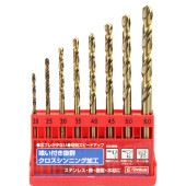 藤原産業 E-Value ステンレス用ドリルセット ESD-8S|電動工具・アクセサリー|ＤＩＹ・工具