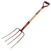 藤原産業 千吉 木柄4本爪フォーク SGF-1|ガーデニング・園芸用品|エクステリア・ガーデン