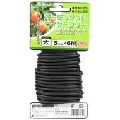 藤原産業 セフティ-3 ガーデンソフトワイヤーフリー ブラック 5mmX6m|ガーデニング・園芸用品|エクステリア・ガーデン