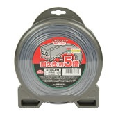 藤原産業 セフティ-3 チタニウムナイロンコード□型 3.0MMX50M|刈払機|園芸機器