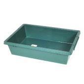 藤原産業 緑長 プラスチック製トロ舟 大 80L|左官鏝|大工道具