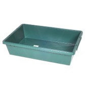 藤原産業 緑長 プラスチック製トロ舟 特大 120L|左官鏝|大工道具