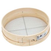 藤原産業 千吉 木製砂フルイ(丸型)35cm 5.0MM|ガーデニング・園芸用品|エクステリア・ガーデン