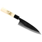 藤原産業 龍馬 黒打舟行庖丁   (小庖丁) 150MM|金切鋏・カッター|大工道具