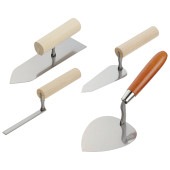 藤原産業 赤長 左官鏝4点セット 4pcsセット|左官鏝|大工道具