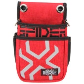 藤原産業 SK11 小型腰袋2段 SPD-RD-6|腰袋サック|収納用品