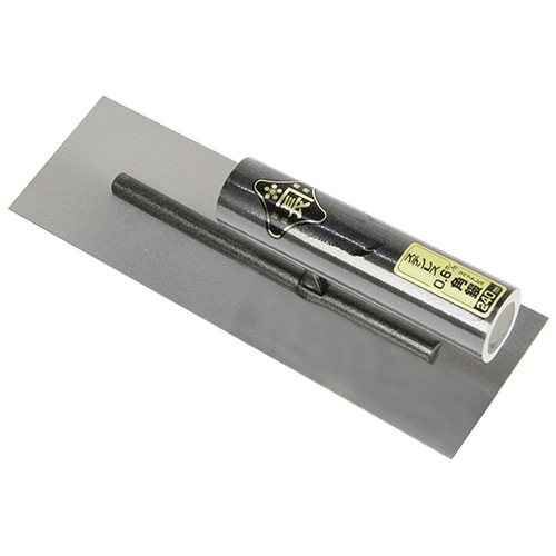 藤原産業 金長 ステン角鏝 0.6MM 240MM リベットレス|左官鏝|大工道具