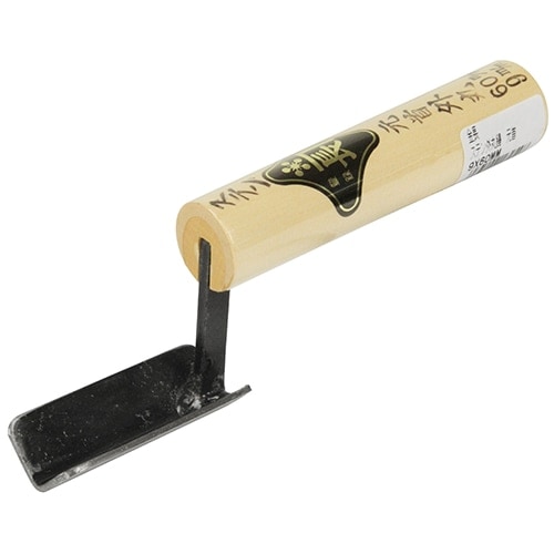 藤原産業 金長 ステン外丸鏝 元首 9X60mm|左官鏝|大工道具