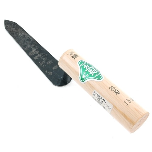 藤原産業 緑長 本焼笹刃鏝 150MM|左官鏝|大工道具