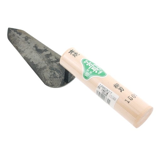藤原産業 緑長 本焼柳刃鏝 150MM|左官鏝|大工道具