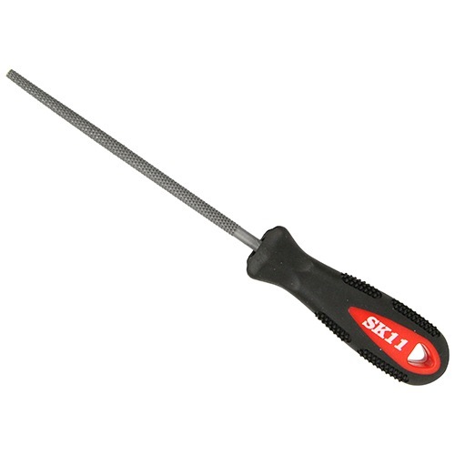 藤原産業 SK11 木工用ヤスリSG 鬼目 丸 150mmエツキ|ヤスリ|大工道具