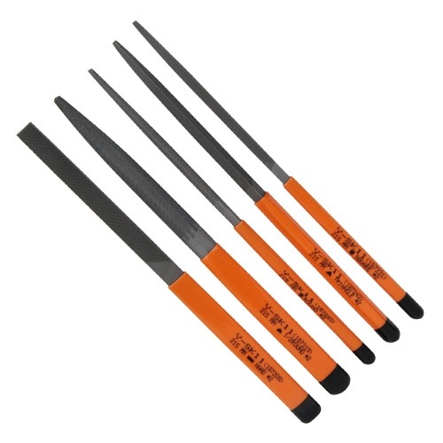 藤原産業 Y-SK11 細工用ヤスリセット  5本組 NO.2|ヤスリ|大工道具