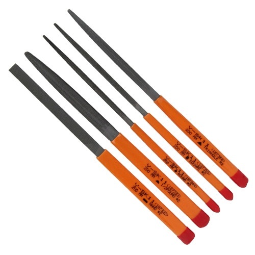 藤原産業 Y-SK11 細工用ヤスリセット  5本組 NO.4|ヤスリ|大工道具