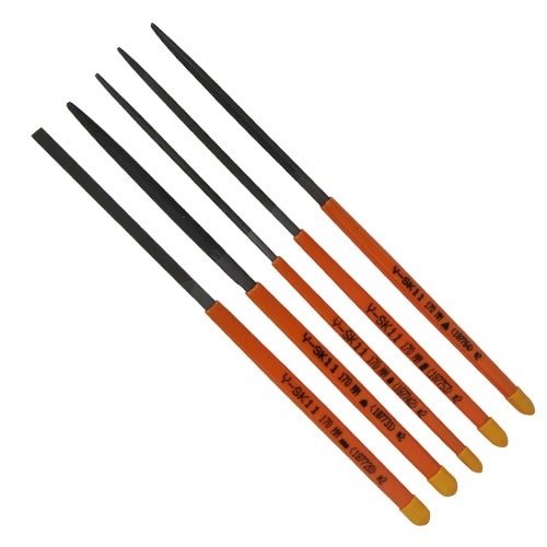 藤原産業 Y-SK11 細工用ヤスリセット  5本組 NO.8|ヤスリ|大工道具