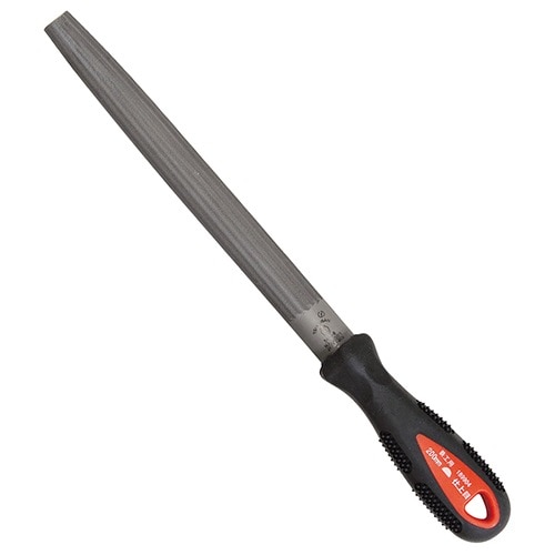 藤原産業 SK11 鉄工用ヤスリSG 仕上目半丸 200MM エツキ|ヤスリ|大工道具
