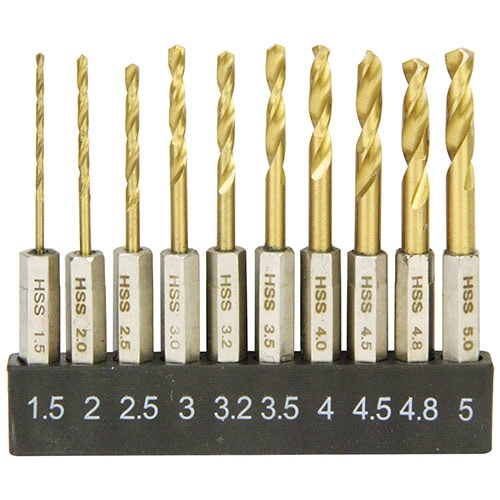 藤原産業 E-Value ショートチタン鉄工ドリルS ESTDT-10HEX|電動工具・アクセサリー|ＤＩＹ・工具