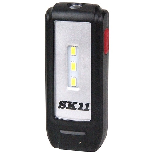 藤原産業 SK11 乾電池式LEDミニポケットライト SLW-31MPL-DB|作業・警告・防犯灯|電動工具